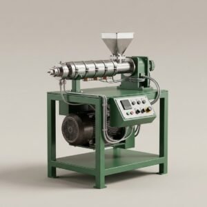 AI-generated illustrative extruder machine; actual model may differ