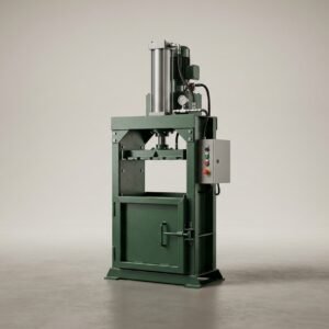 AI-generated illustrative press machine; actual model may differ