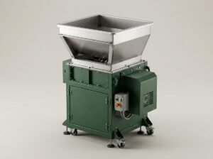 AI-generated illustrative shredder machine; actual model may differ